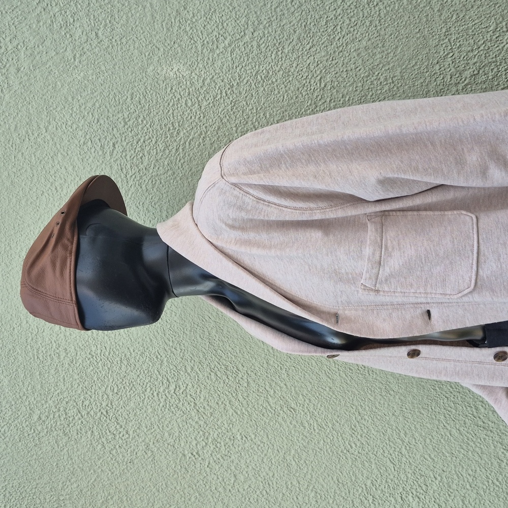 J. Crew Beige Authentic Fleece Cardigan